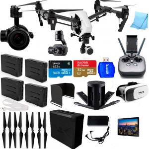 Drone kit segurança industrial inspire 1 + Câmera Térmica DJI Zenmuse XT kit 4 baterias hub tablet