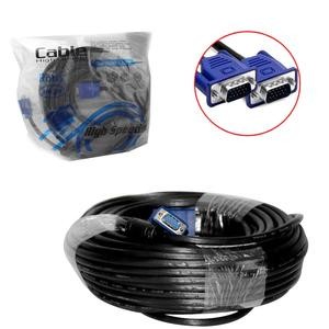 Cabo VGA Macho Para Macho Com Filtro 30 Metros