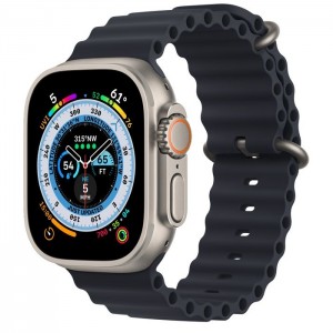 Apple Watch Ultra (GPS + Cellular Caixa de Titanium e Correia Ocean Em Cor Midnight 49 MM MQFK3BE/A